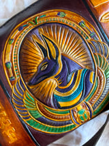 Anubis Winged Hand-Tooled Crossbody 3