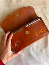 Personalized Leather Wallet for Women 3