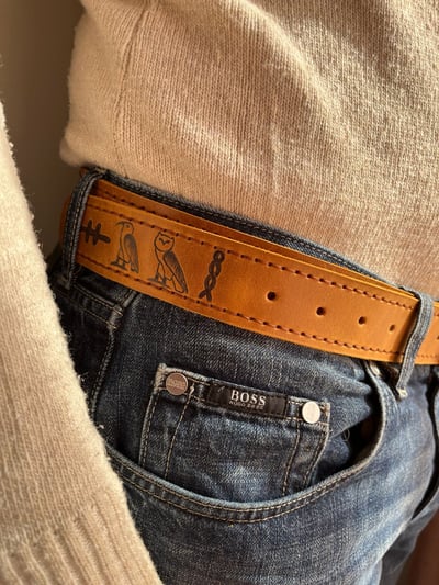 Hieroglyph men belt