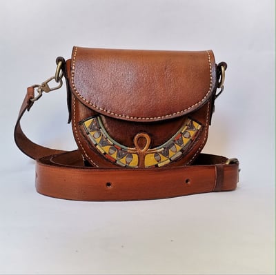Ankh Key Crossbody