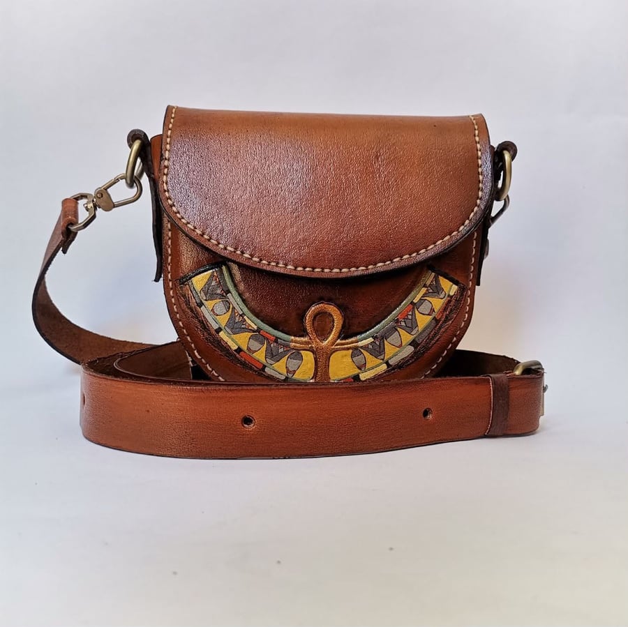 Ankh Key Crossbody