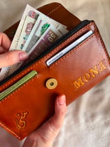 Personalized Leather Wallet for Women 7