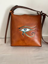 Eye of Horus Hand-Painted Crossbody 1